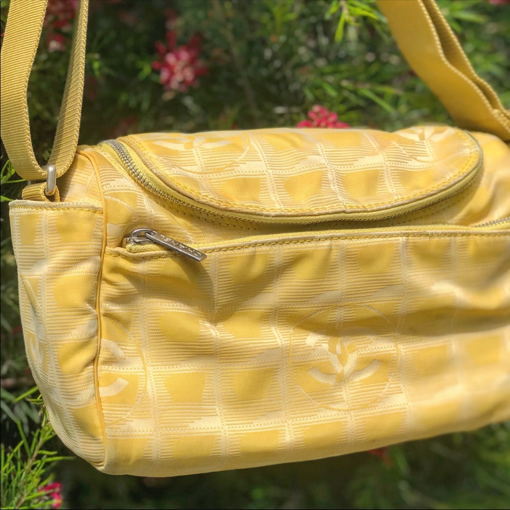 Yellow Chanel Vanity Bag